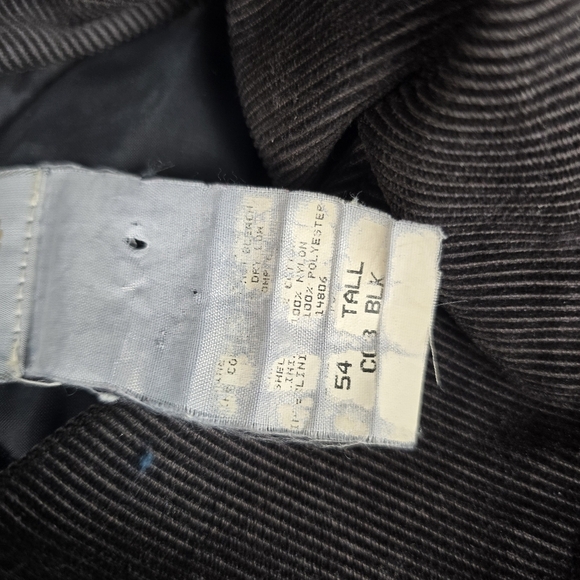 Vintage Carhartt Chore Jacket CO3 BLK Snap Hood USA Men’s Size 54 Tall - Picture 6 of 12